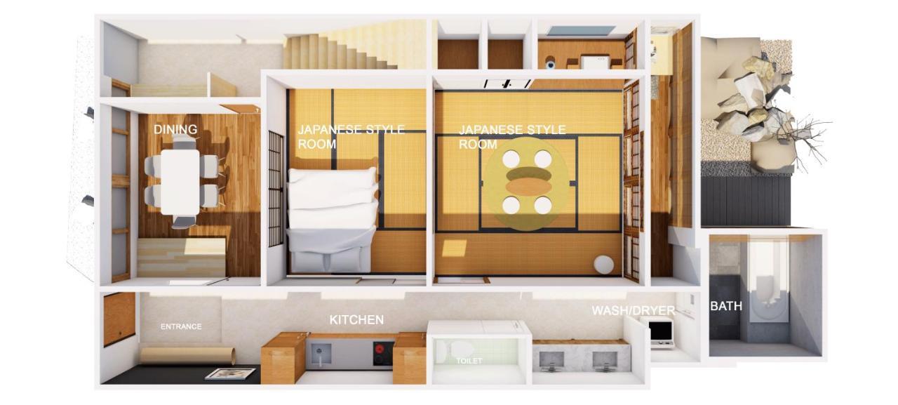 Villa Modern Machiya MIBU Kyōto Exterior foto